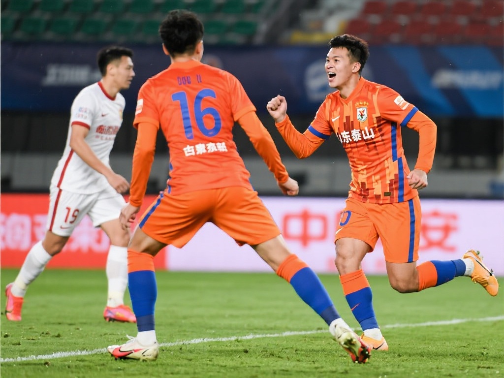 周定洋社媒激情庆祝:首胜泰山扬帆起航,再创辉煌! 对任何球队而言,击败强劲的对手从来都是挑